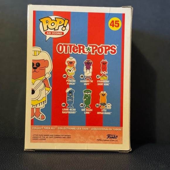 Funko POP! Ad Icon Branded Items: Collectable Otter Pops Poncho Punch - #45 - Picture 3 of 5